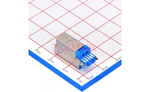 30-USB 3.0 B公 焊線(xiàn)一件式